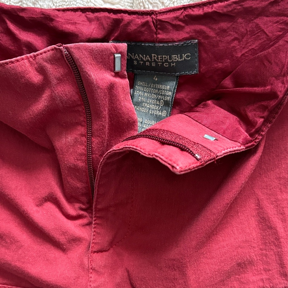 Banana Republic Burgundy Skirt